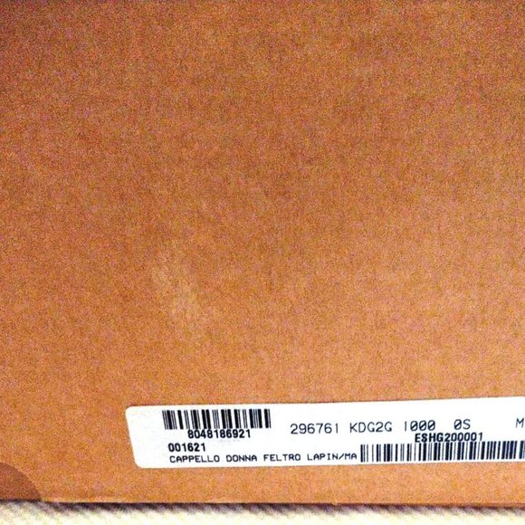 Gucci Rabbit Felt and Leather Fedora Hat in Black with Gold Horsebit, Sz Med NWT - Picture 4 of 5